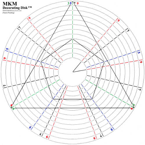 MKM 15" Large Decorating Disk DD15