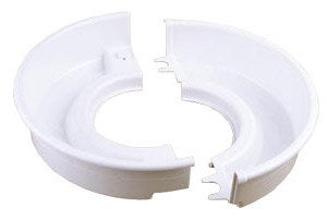Shimpo 2-Piece White Splash Pan