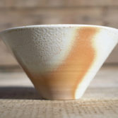 Wood-fired Grolleg porcelain. Bowl by Ben Shane.