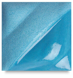 AMACO Velvet Underglaze, V-327 Turquoise Blue, Opaque, Pint 