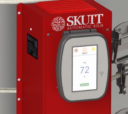 Skutt KM Touchscreen controller. This is a full digital display.